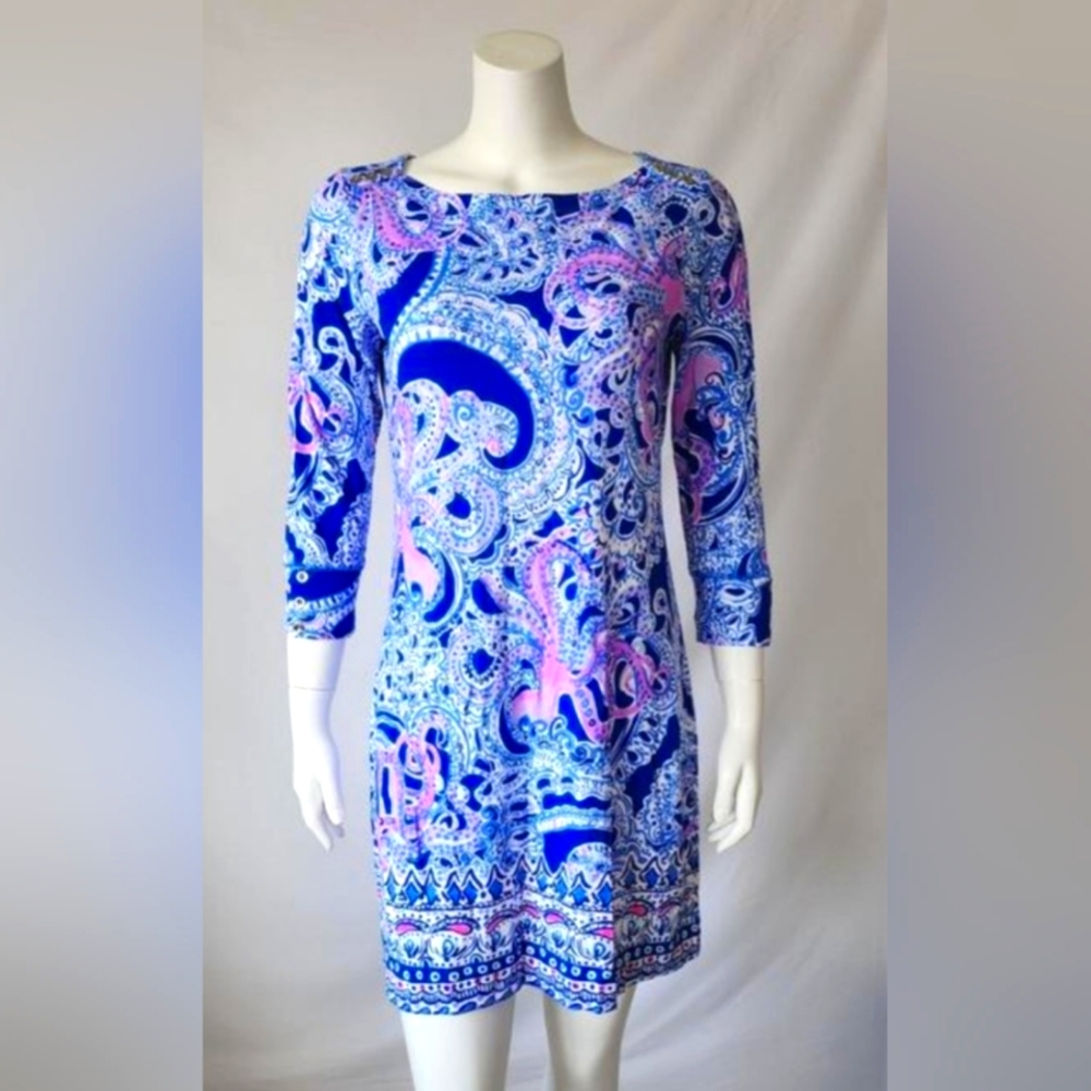2 for $60🌺 Lilly Pulitzer Sophie Octopus Dress Blue XS